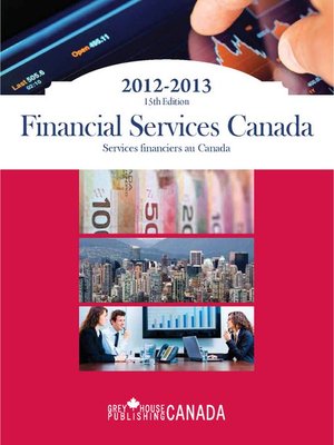 cover image of Financial Services Canada, 2012/13